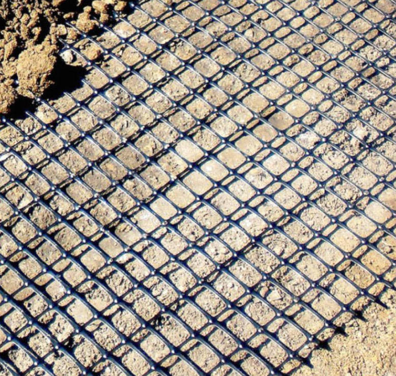 geogrid polypropylene two way geo grid pp biaxial plastic geogrid for retaining wall