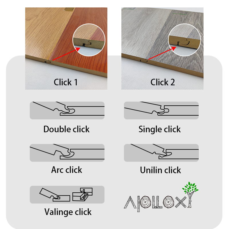 Apolloxy Factory Supply HDF MDF Waterproof Wooden Laminated Flooring solid hardwood flooring Engineered Chevron Floor