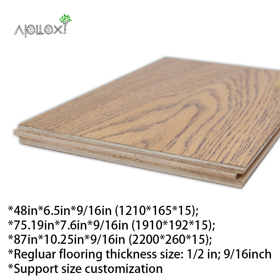 Apolloxy Flooring 5Ft 6.25Ft 14/3Mm Engineered Oiled Oak Flooring  Engineered Hardwood Engineered Laminate Flooring