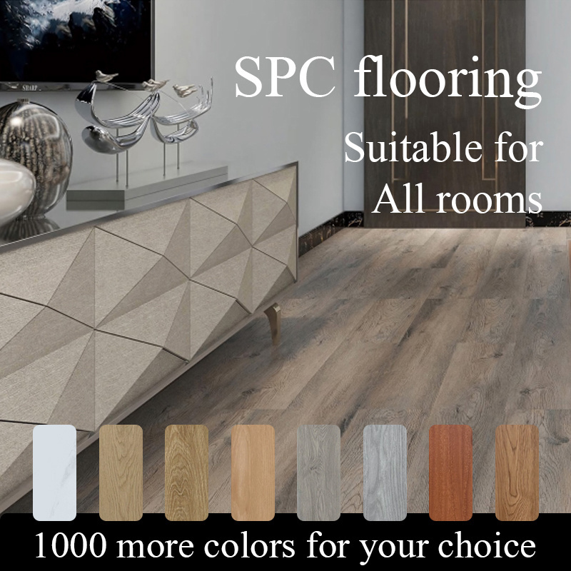 Waterproof Luxury Vinyl flooring LVT Self Adhesive 8Mm 6Mm 5Mm 4Mm Pvc Lvt interlocking click vinyl spc flooring