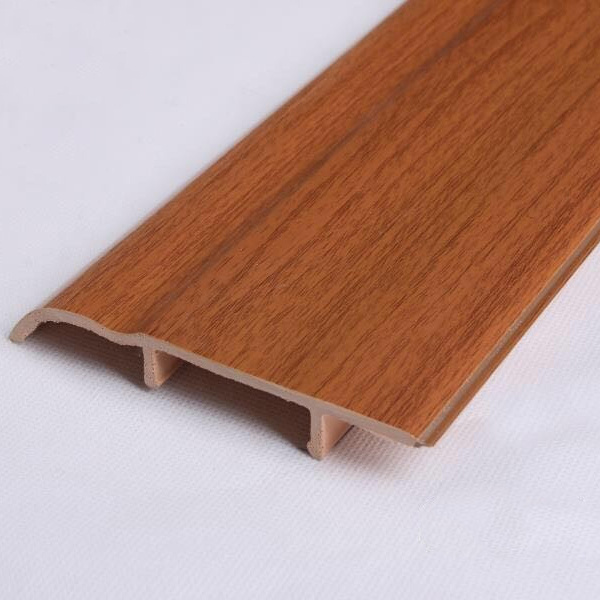 TAP & GO Wall Foot Decoration PVC WPC Wood Plastic Composite Skirting Board PS Skirting Board Flooring Accessories