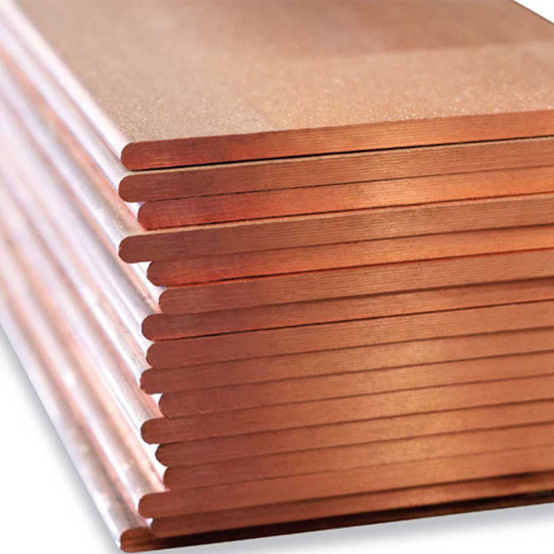 High Purity 99.99% C10100 C12500 T1 T2 Copper Sheet Copper Cathode Plate Price 99.999% Copper Cathode Pure Sheet For Sale