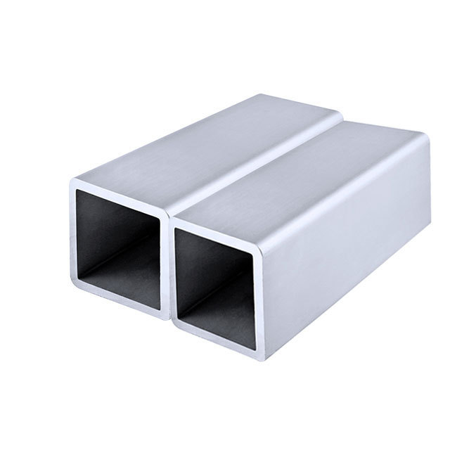 Aluminum Rectangular Tubes /Square Tube Extruded pipe 6061 6063 6000 series  aluminum profile