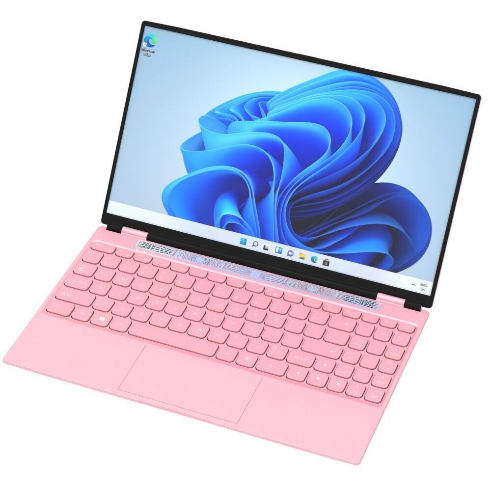 Pink Intel Celeron N5105 Laptop 16GB RAM 128GB SSD 15.6