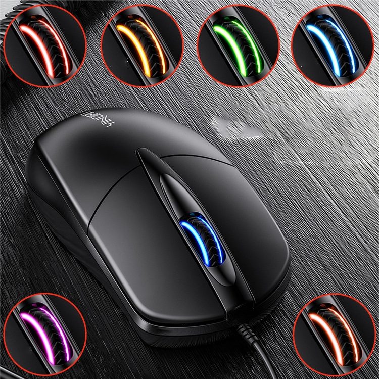 Best Price Cheap Electronic Optical Office Computer G2 Slim Silent Smallest Computer Wired Mouse with RGB Light