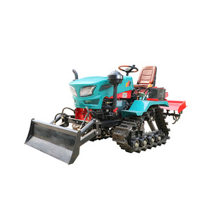 35hp small rotary cultivator Agricultural Tracked motocultor orchard micro tiller  Farm Ploughing Machine