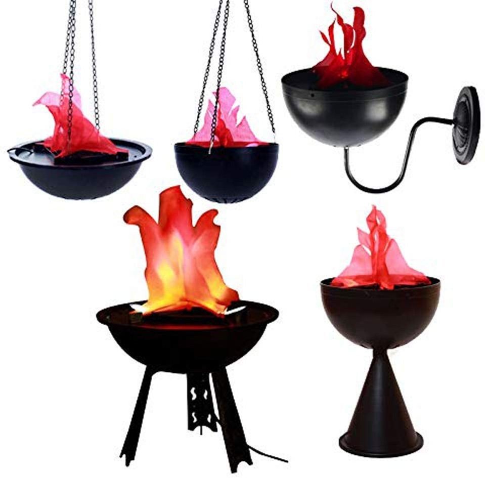 Artificial 3D Flickering Campfire Led Stage Table Brazier Flame Effect lights Light Fake silk Firing Lamp Halloween Decoration