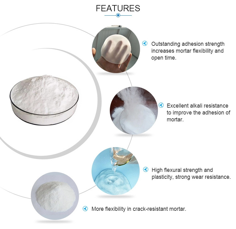 Ethylene-vinyl acetate emulsion powder RDP VAE with water resistant for tile adhesive putty powder