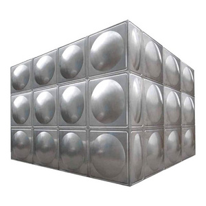 Food grade rectangular 316 304 welded assembled stainless steel water tank suppliers