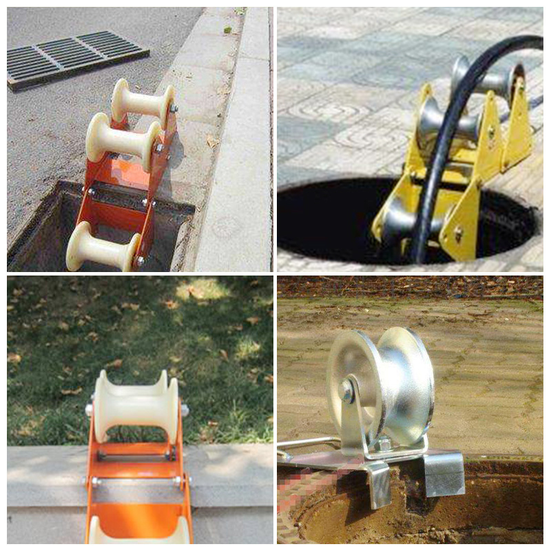 Hot selling durable Cable pulling equipment, cable guide roller for sale