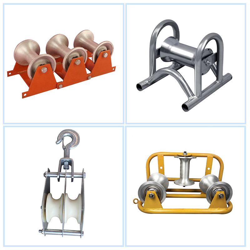 Hot selling durable Cable pulling equipment, cable guide roller for sale