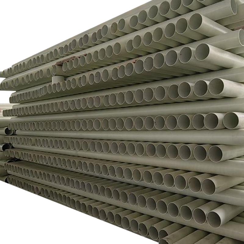 Large diameter insulation grp line winding pultruded fiberglass tube hollow frp pipe