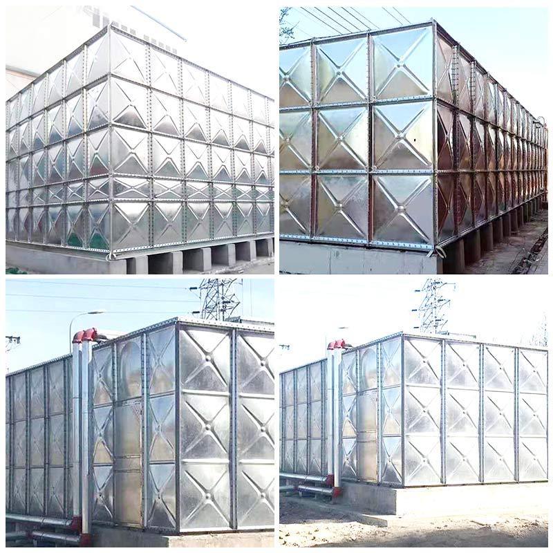 Easy installation high quality 80000 gallons corrugated galvanized corrugated water tank