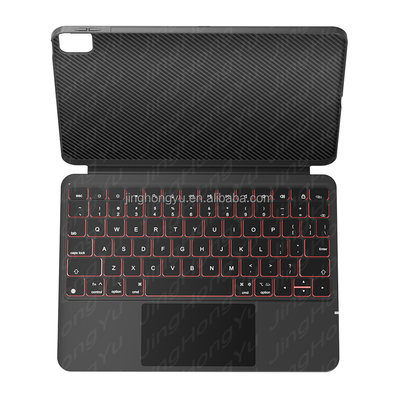 Tablet Wireless Split Keyboard Protective Case With Backlight Trackpad For Ipad Air 4 5 6 Pro 20 18 21 22 10.9 11 Inch Cover