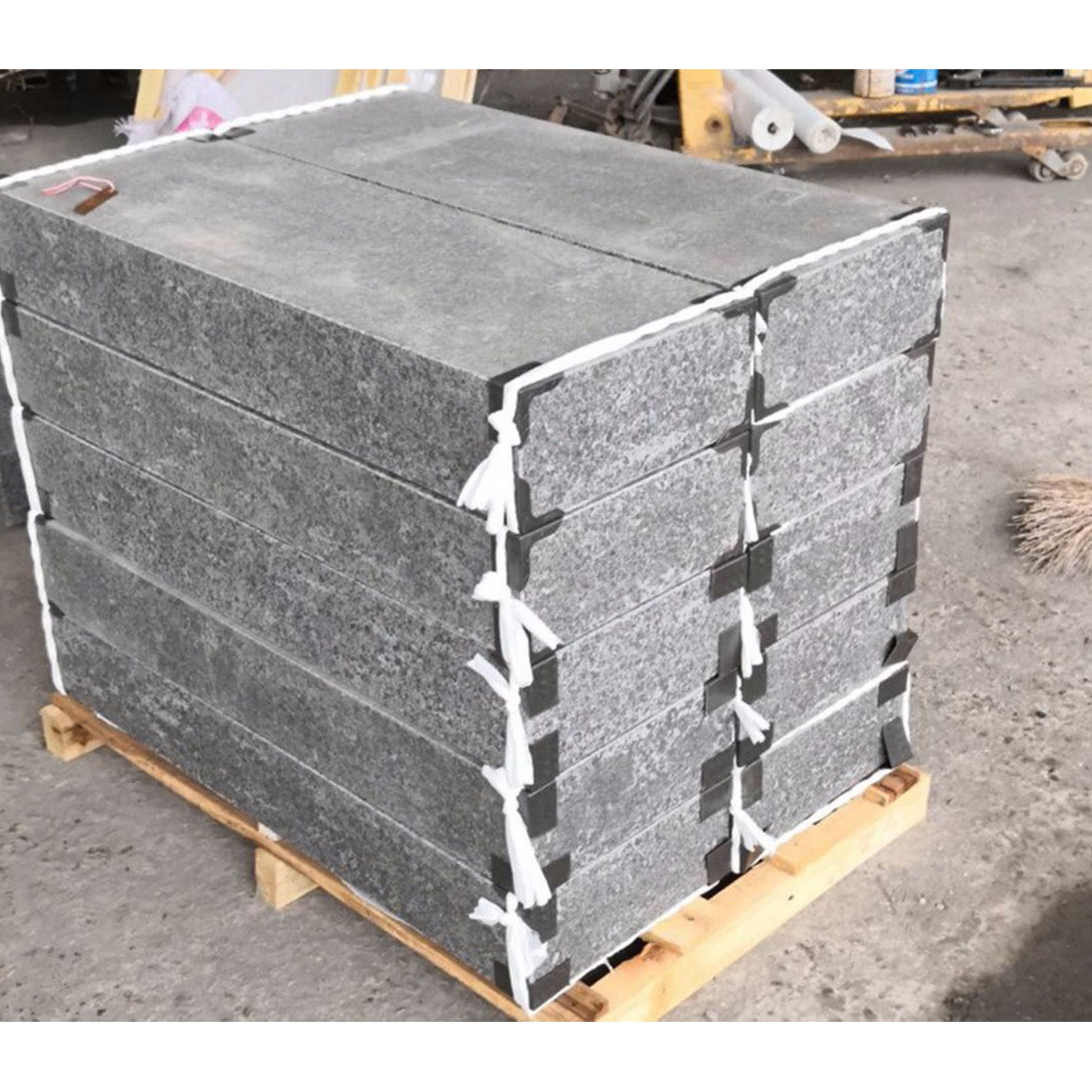 Granite Tile 60 X 60 1cm Step Stone Stair Block Black Grey Paving Stone Granite G603 Natural Polished Graphic Design G603 Dark