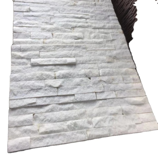 stack stone effect white stone Wall Cladding natural Exterior Wall stone Slate