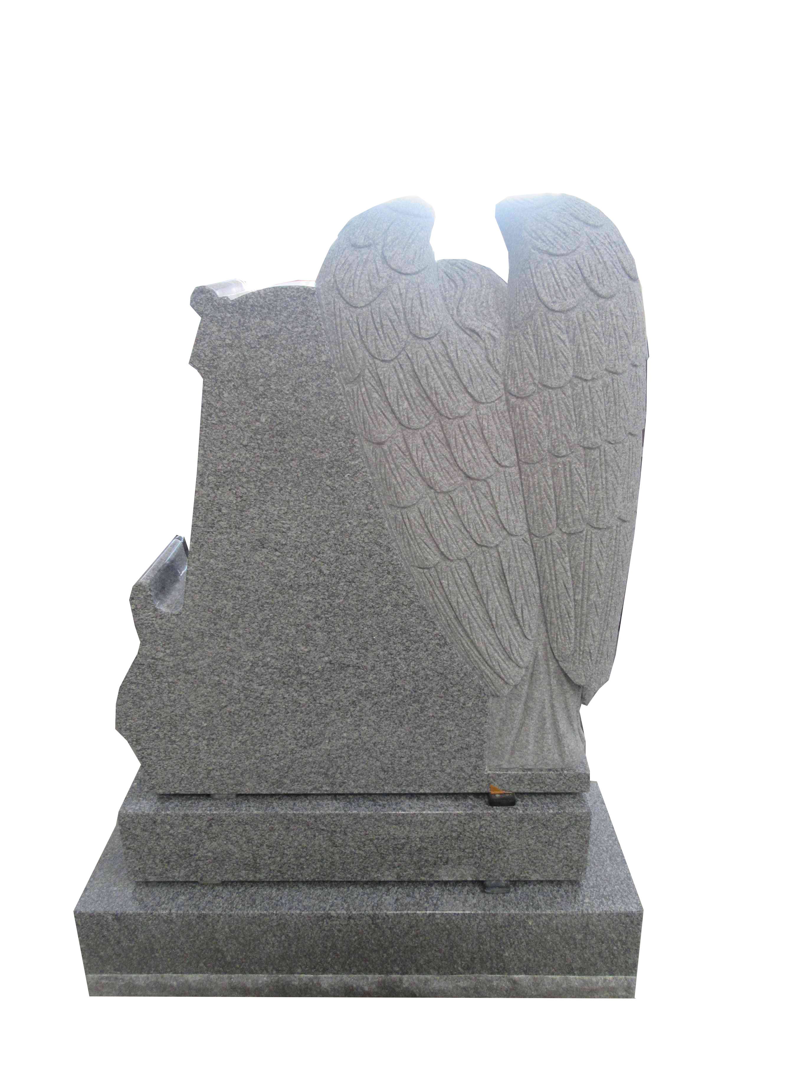 Carve guitar headstone angel custom  shape headstone for graves