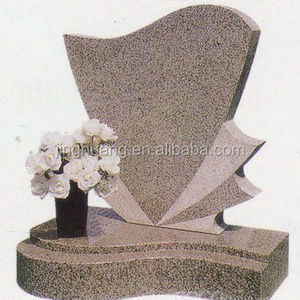 Design Memorial Tombstone Granite Tombstone Carved Rose JH Beautiful Pink Headstone American Carved Polish High Polished CN;FUJ