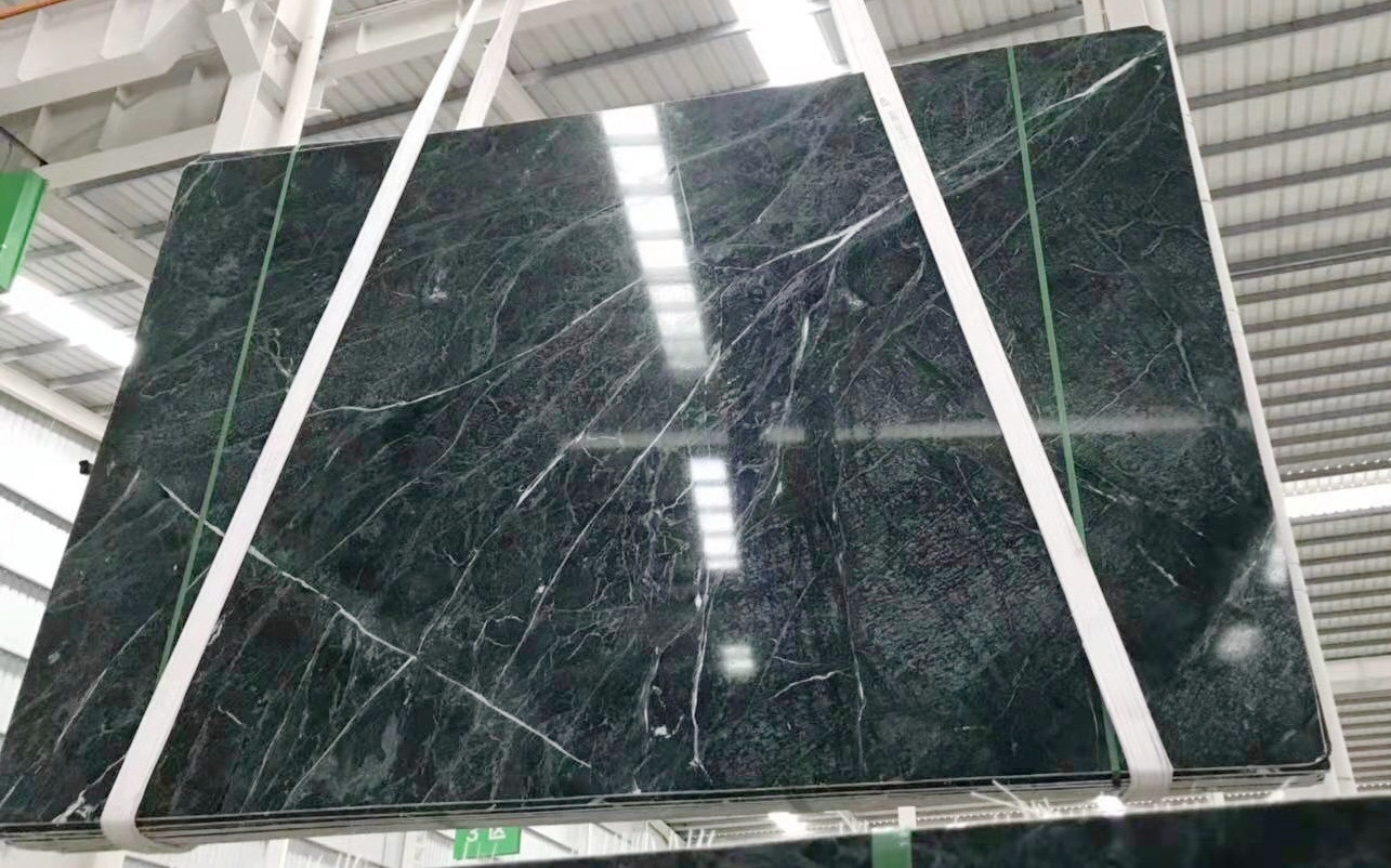 Direct marketing wholesale green marble slab with popular style all over the world.