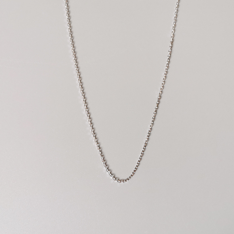 Fashion 18K Gold platse 925 sterling silver FIGARO CHAIN Necklace