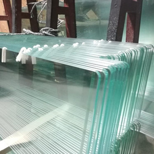 Polished Edge Clear Tempered Glass panel Furniture Board Chair Mat