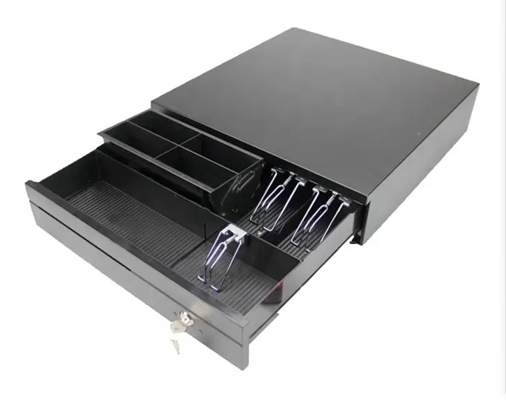 5bills 3coins 1 Check trough supermarket electronic cash register machine cash drawer for sale