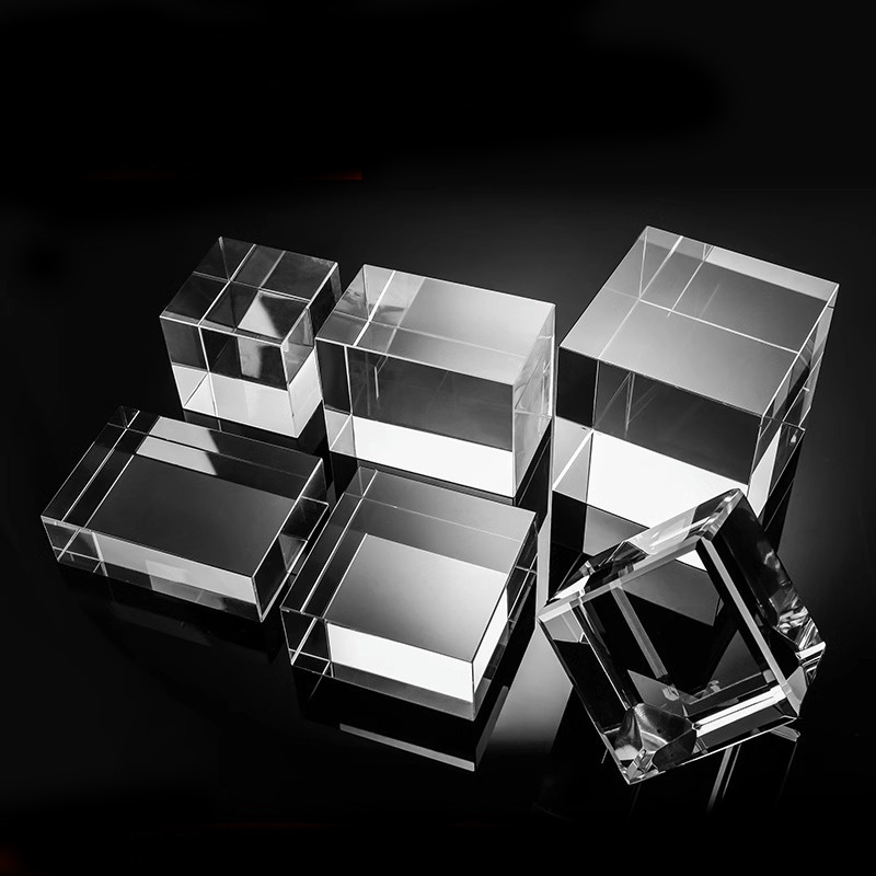 wholesale 3D Laser Crystal Blank Cube Block Glass Paperweight K9 Crystal Cube