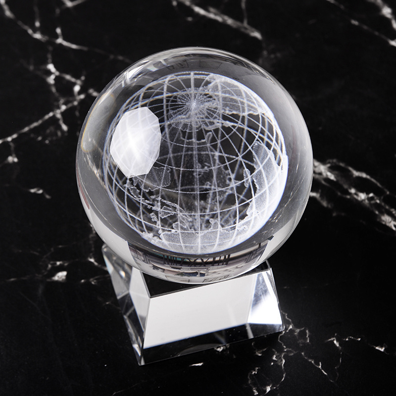 80mm size Transparent crystal glass sphere K9 clear crystal glass ball