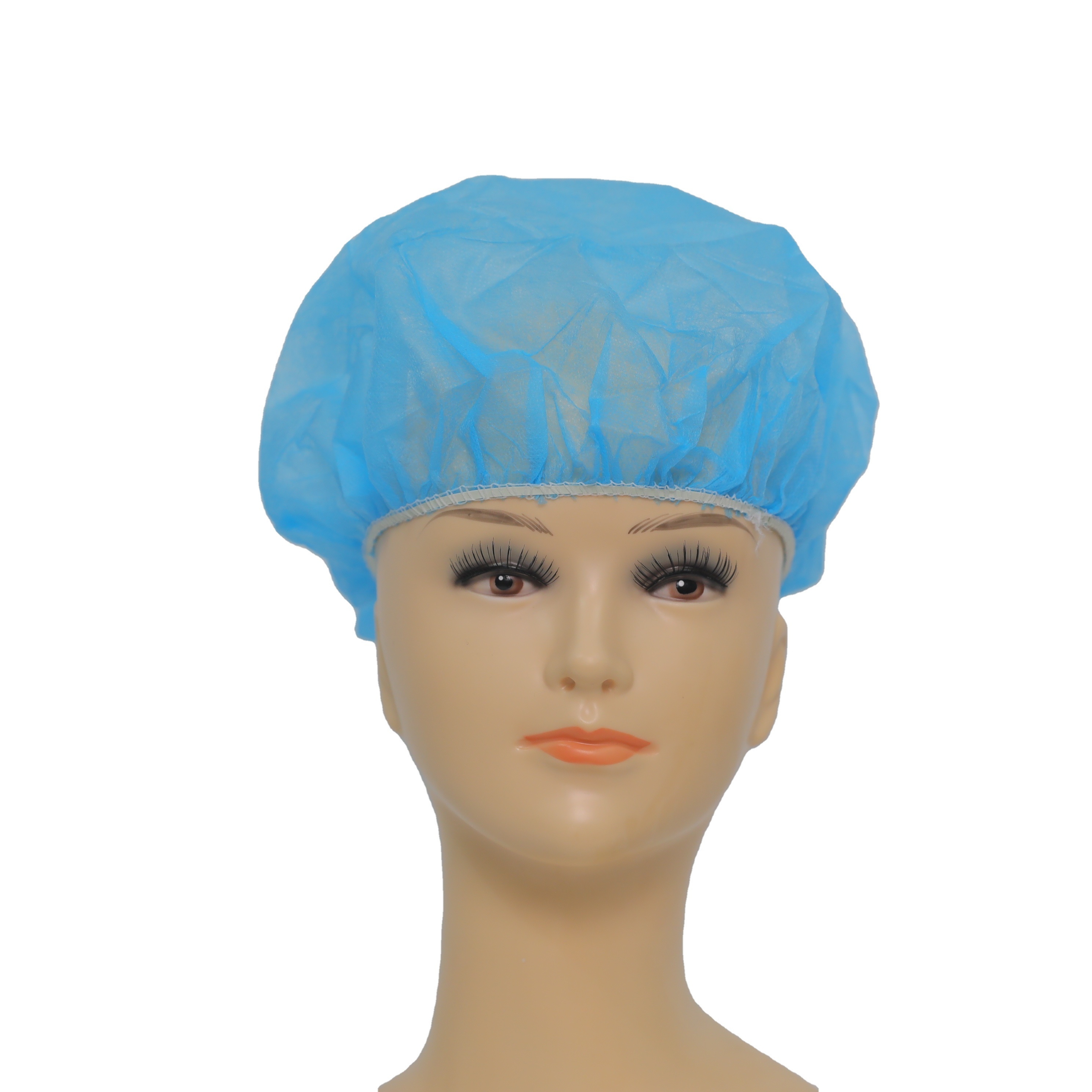 Wholesale Bouffant Cap Hair Net Head Cover Non Woven Mob Cap Disposable food use cap