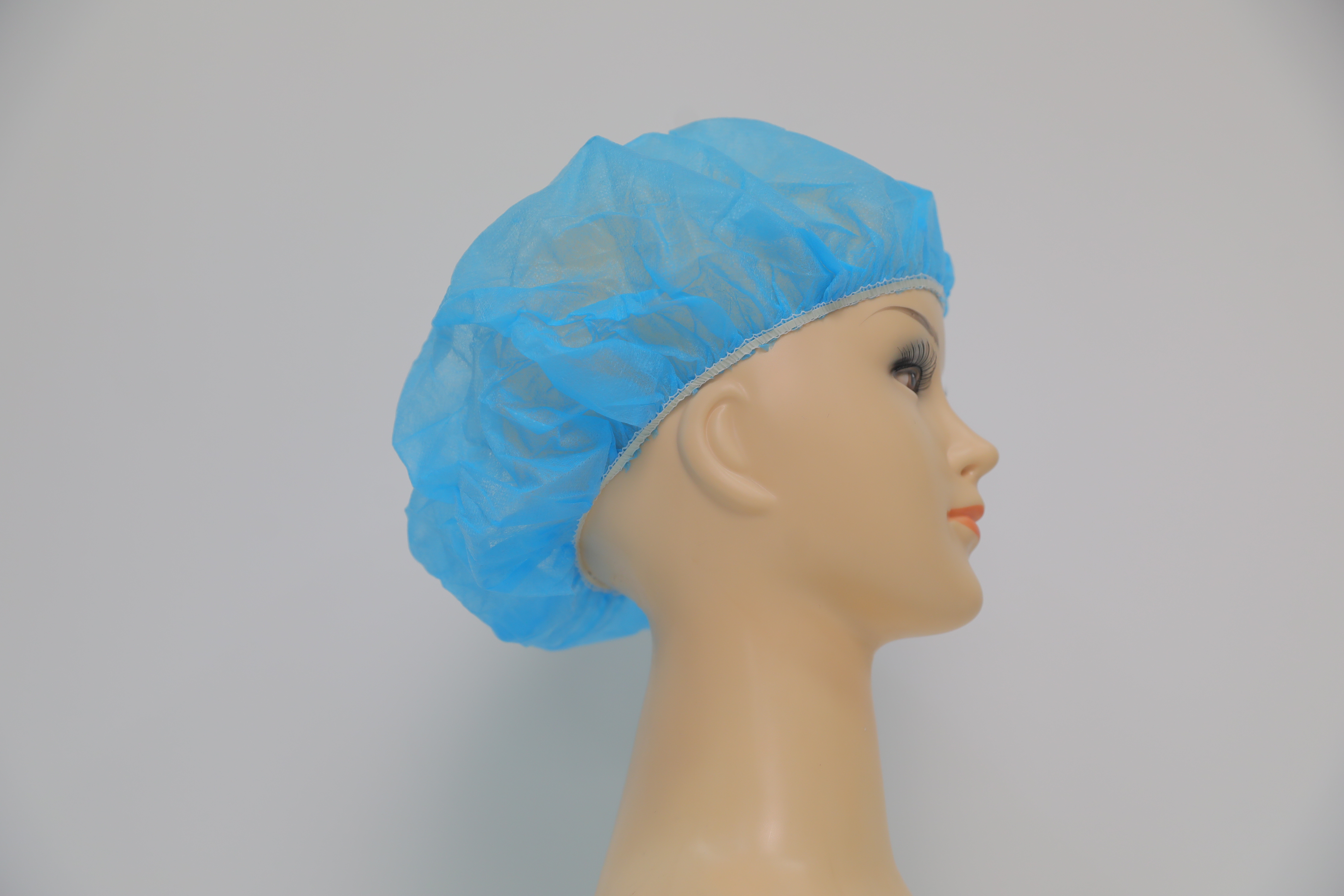 Wholesale Bouffant Cap Hair Net Head Cover Non Woven Mob Cap Disposable food use cap