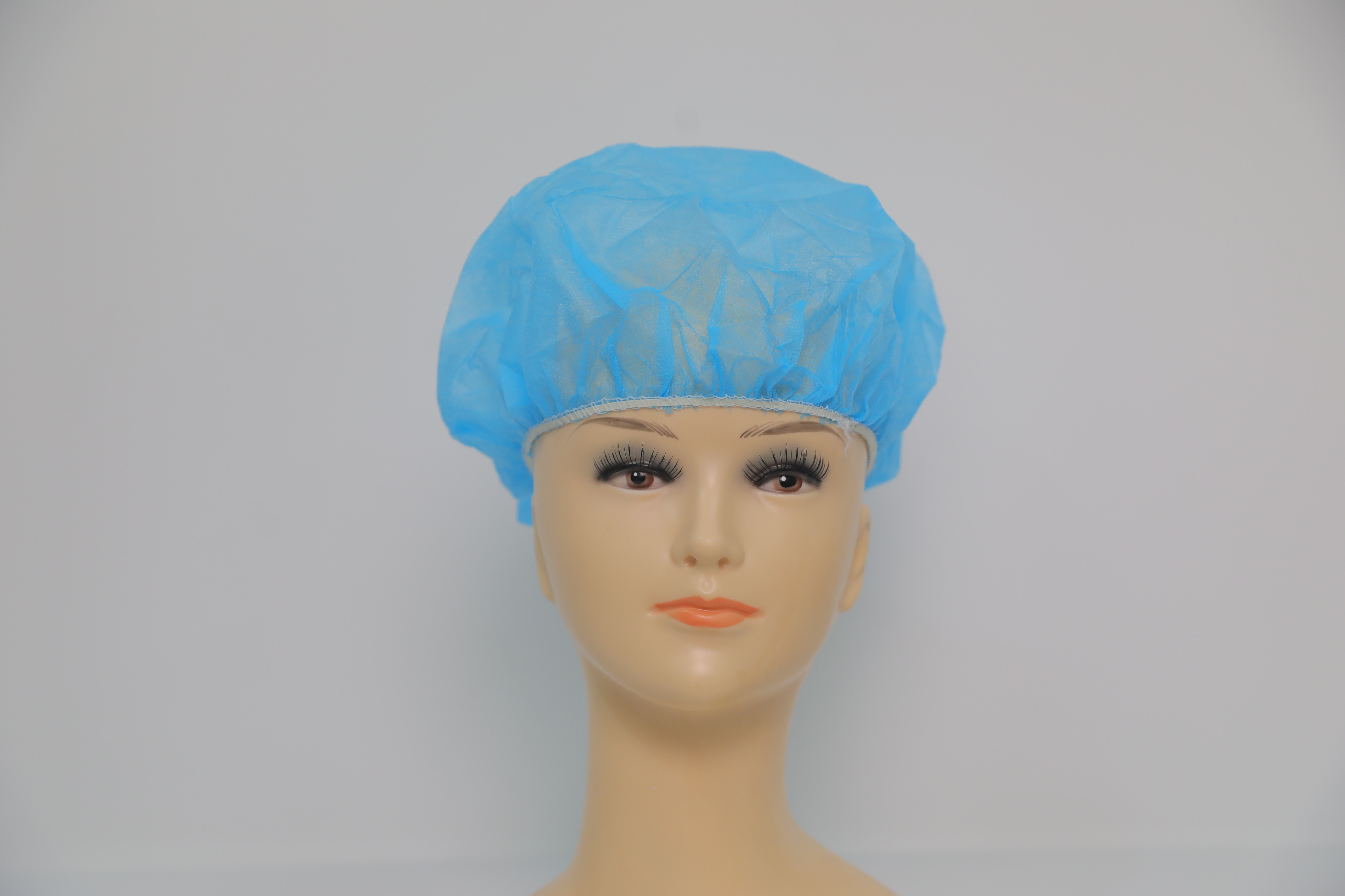 Hot sell non woven high quality bouffant cap single use mob cap industrial disposable cap