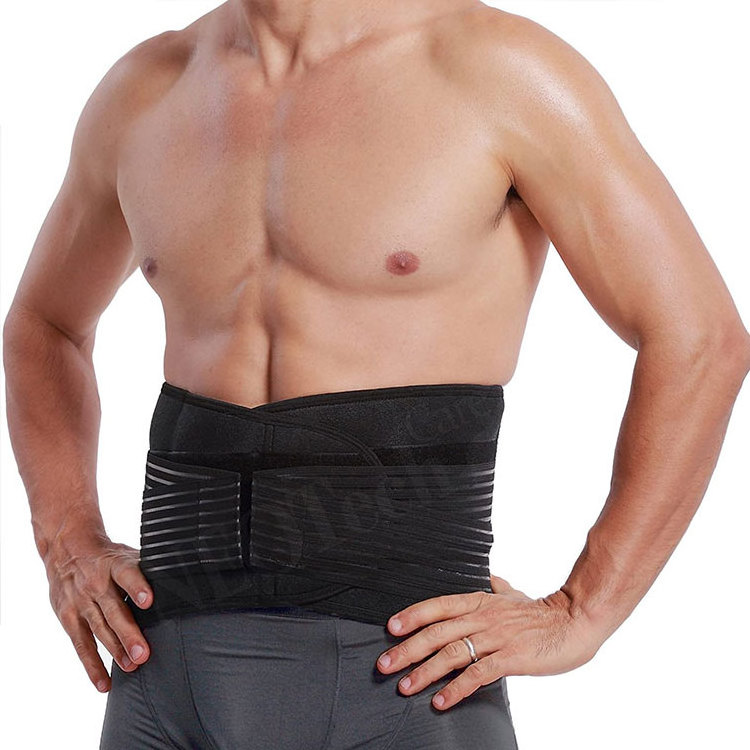 Breathable Spandex Back Support Lumbar Support Elastic Belt Snatch Back Braces Waist Support