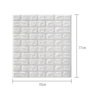 Self adhesive peel and stick wall sticker home decoration brick foam wall sticker luxury 3d self adhesive wallpaper