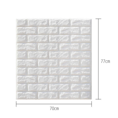 Self adhesive peel and stick wall sticker home decoration brick foam wall sticker luxury 3d self adhesive wallpaper