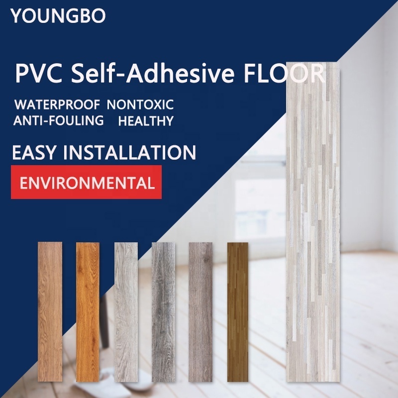 Youngbo peel and stick  Durable Glue Down PVC Vinyl Plank Flooring