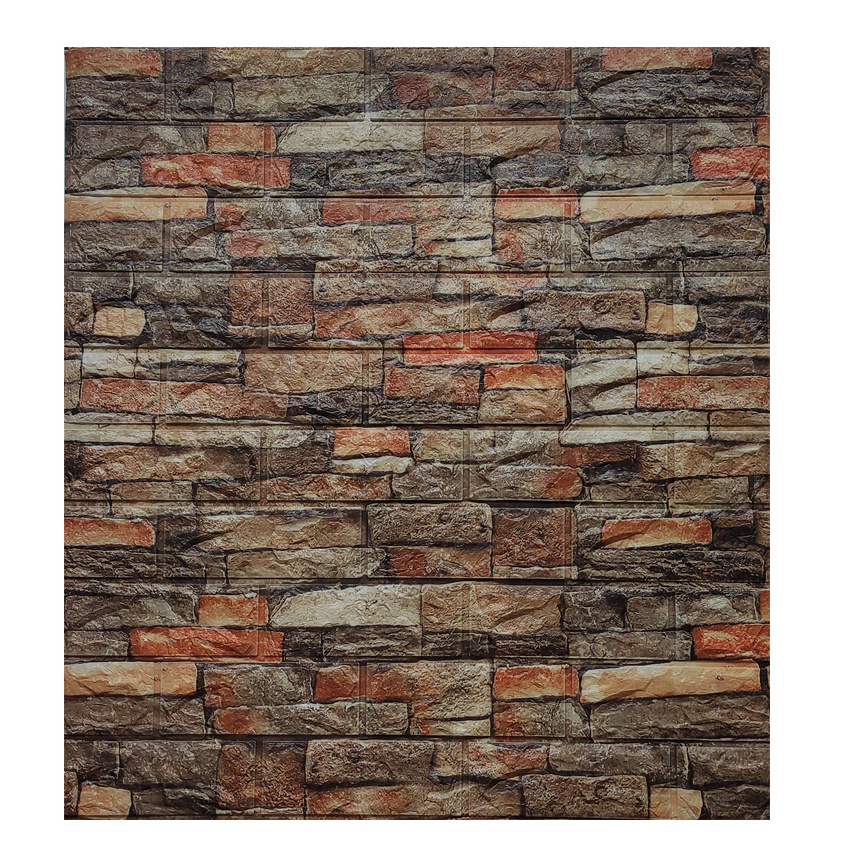 3D Brick Wallpaper wall panel Pe Foam Wall paper papierpeint 3d