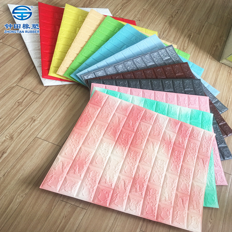 3D Youngbo shanghai xpe foam wall panel Brick/Stone Wallpaper