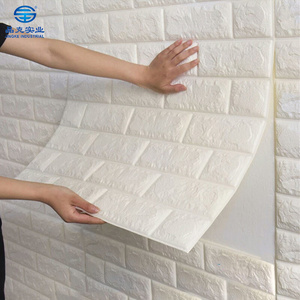 Beautiful home decor wallpaper 3d brick  foam wall paper