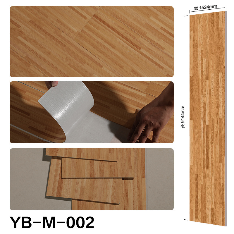 Waterproof peel and stick easy installation self adhesive wooden style vinyl pvc comfortable flooring lvt flooring plank