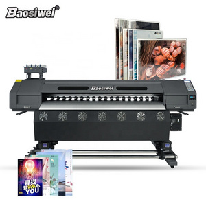 Baosiwei 1.8m tarpaulin advertising printer large format eco-solvent printing machine outdoor banner pvc eco solvent printer i32