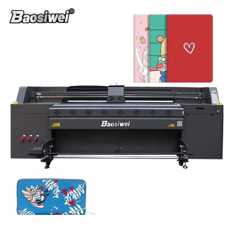 Baosiwei 2023 Printer Eco Solvent I3200 Inkjet Printer 1.9m Plotter Large Format Poster Canvas Vinyl Wrap