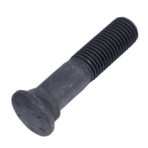 Carbon steel HDG flat head round retaining cotter pin bolt with hole