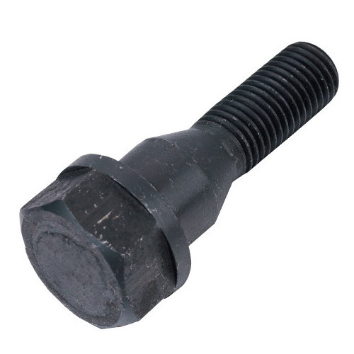 Carbon steel HDG flat head round retaining cotter pin bolt with hole