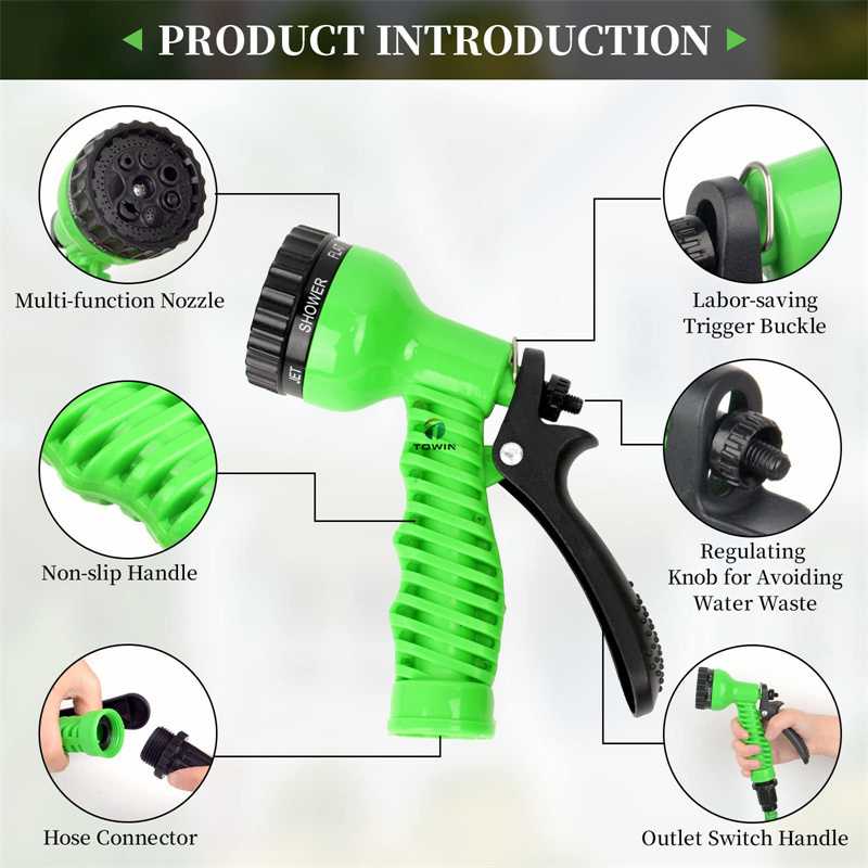 High performance magic extending pipe/expandable water hose/retractable garden pipe