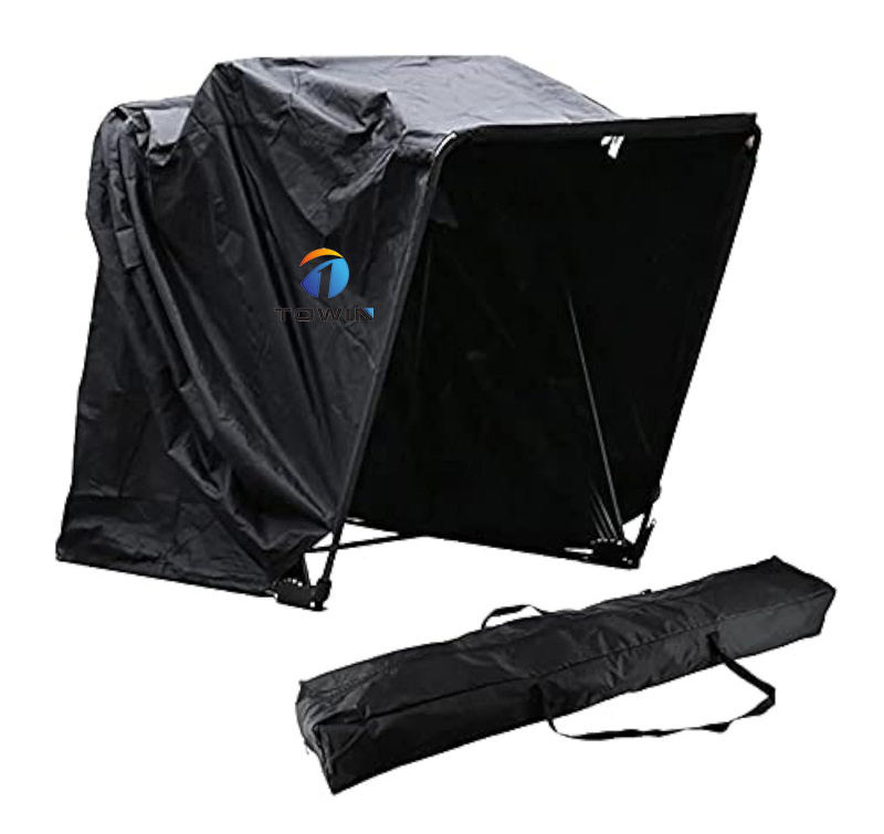 Motorcycle Shelter Shed Outdoor 600D With PU Coating Motorcycle Tent Folding Cover Motorcycle Garage