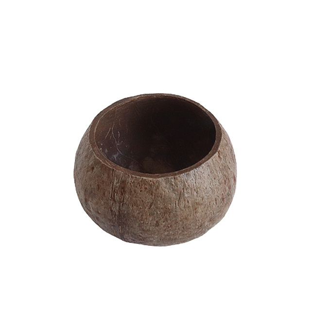 cheap  Handcrafted 100% empty Coconut Shell Bowls For Making Candles