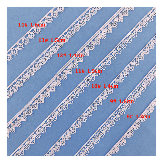 wholesale High Quality Chinese Factory Direct Prices Milk Silk White Guipure Trimming Lace embroidery designs