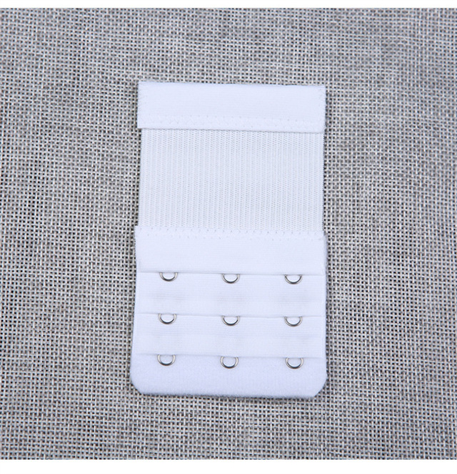 high quality  Adjustable Soft Elastic Comfortable Women Bra Extension Strap 3 Hook Bra  Extender