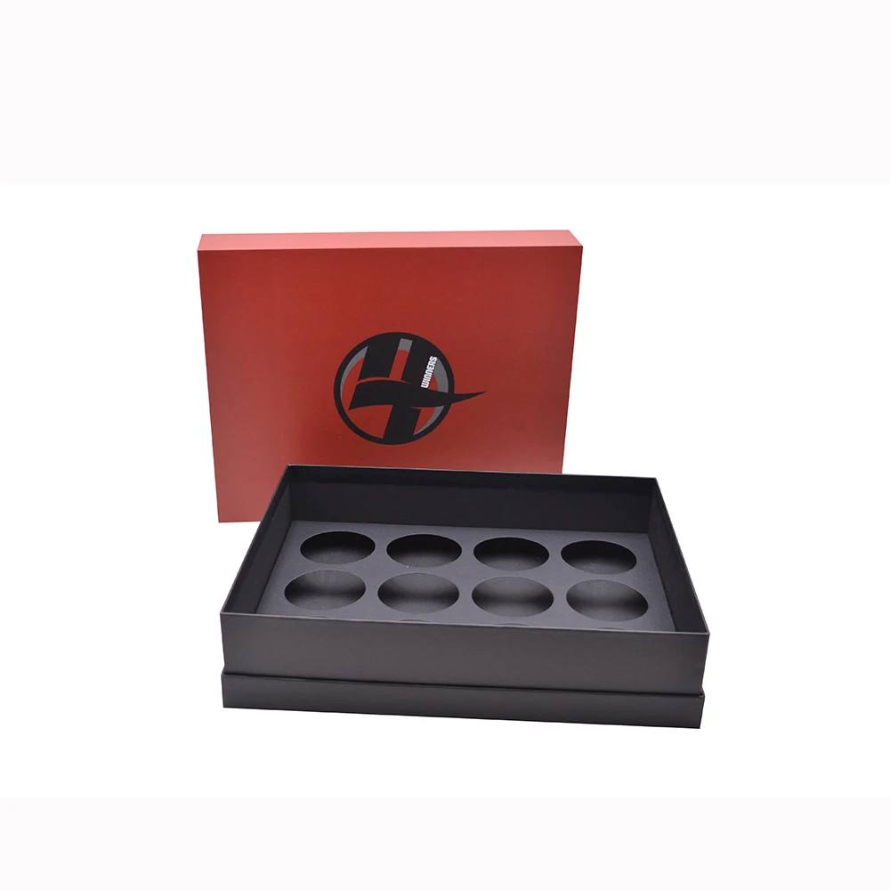 Luxury Personnalisable Logo Golf Accessories Golf Balls Packaging Box Recycled Paper Packaging Golf Gift Sets Box With Dividers