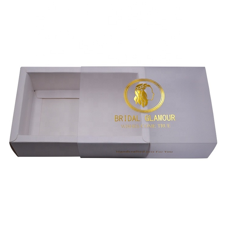 Custom folding paper box tea bags packaging box kraft paper slide drawer gift box for soap sock towel packaging